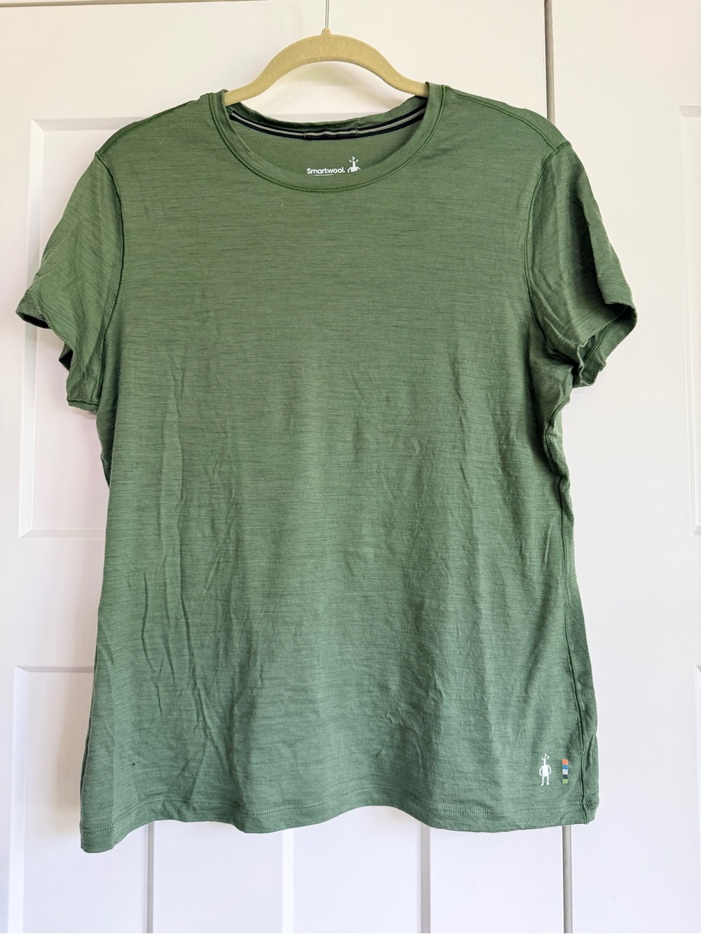 Smartwool Women's merino Green Short-Sleeve Tee - size extra large